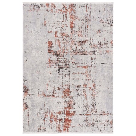 Safavieh 5 ft. 3 in. x 7 ft. 6 in. Shivan 700 Gray & Rose Power Loomed Rectangle Area Rug SHV723P-5